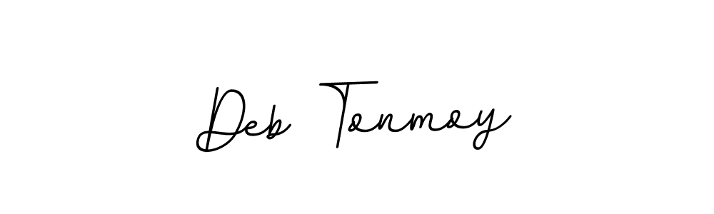 How to make Deb Tonmoy signature? BallpointsItalic-DORy9 is a professional autograph style. Create handwritten signature for Deb Tonmoy name. Deb Tonmoy signature style 11 images and pictures png